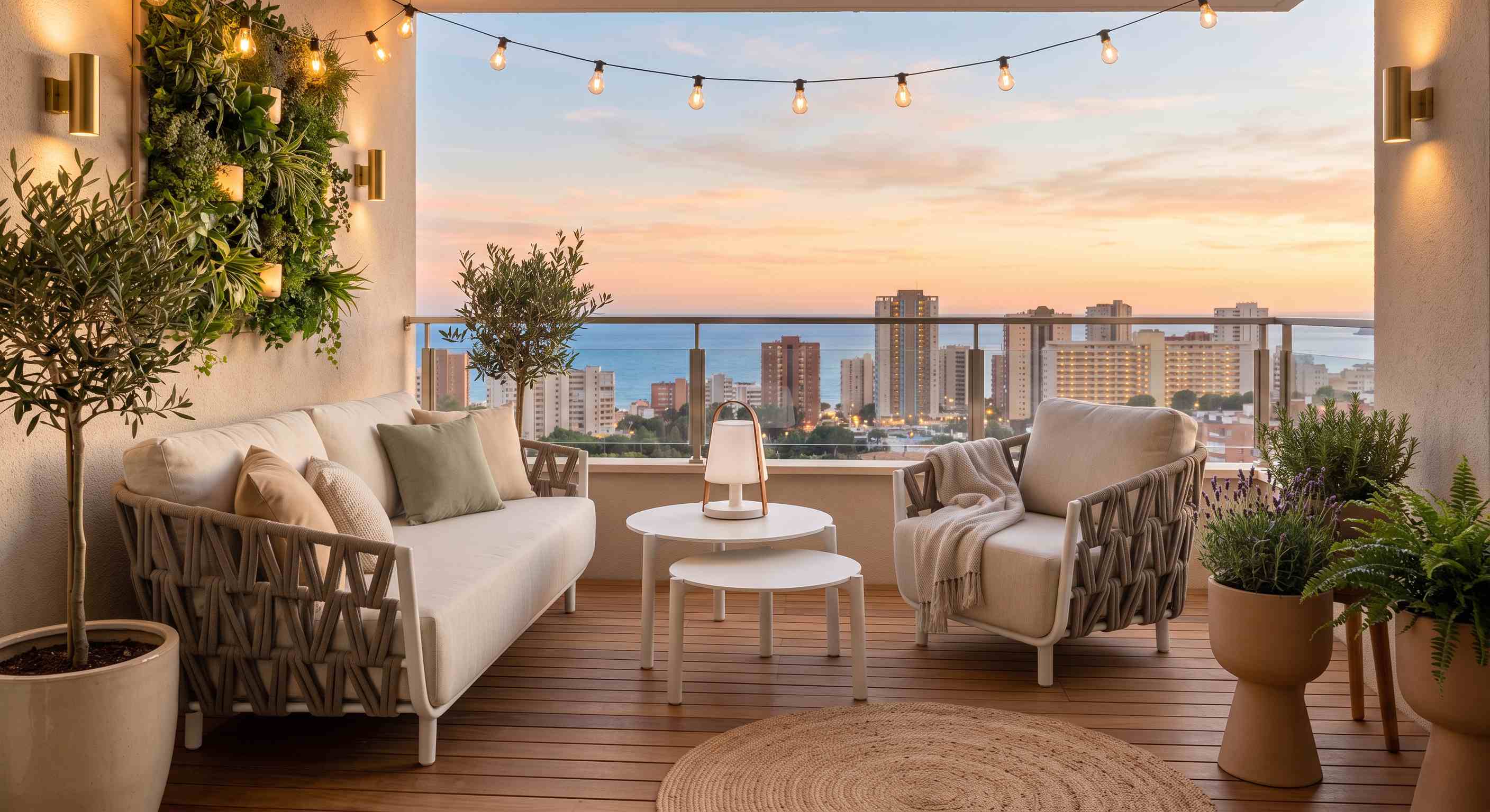 Cómo diseñar una terraza pequeña sin renunciar al confort