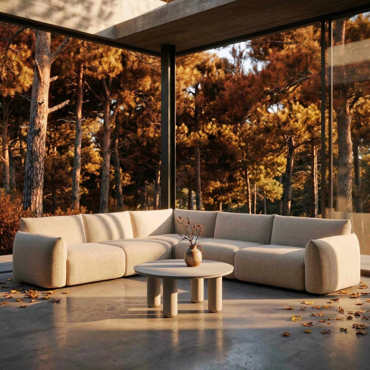 Imagen terraza en otoño - Blog