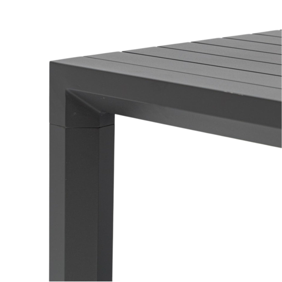 Mesa fija Byron 220 cm aluminio antracita