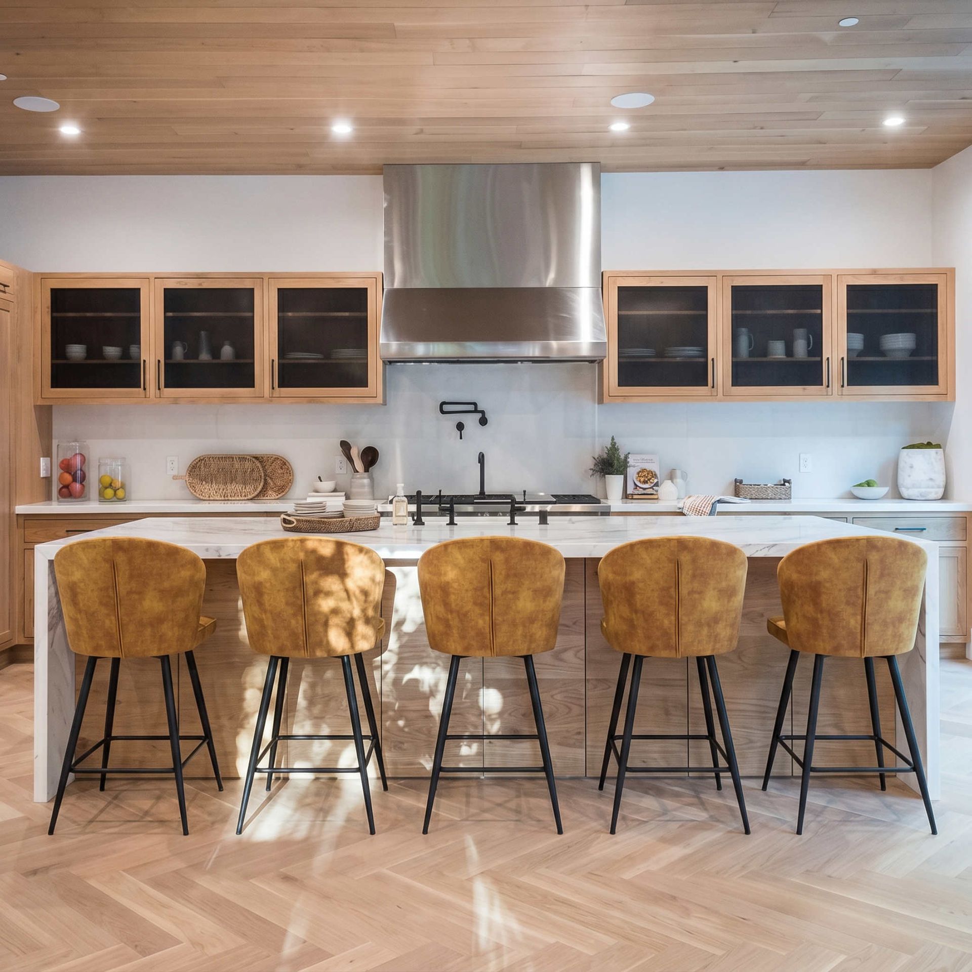 Silla de Bar Langford Gold | kubu #