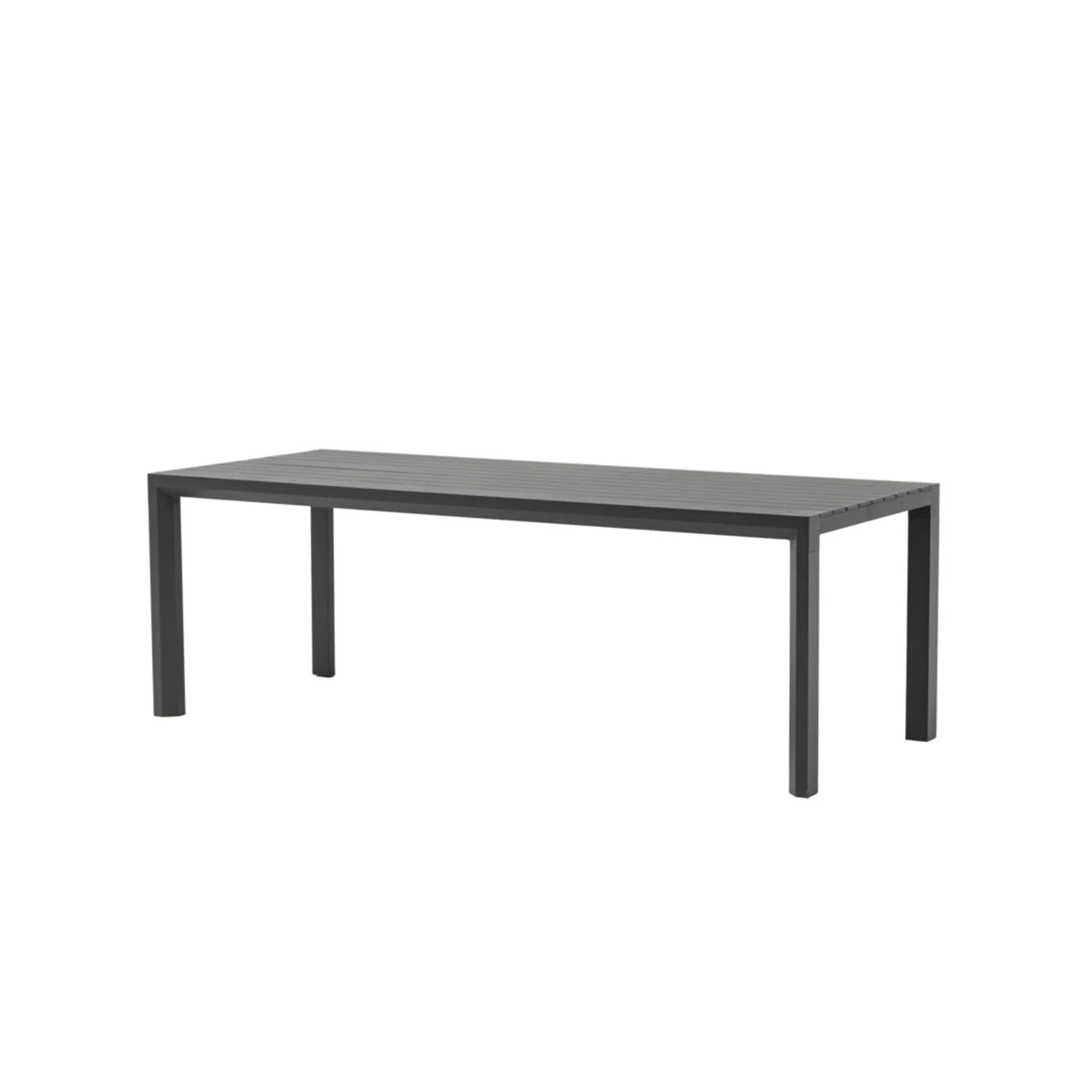Mesa fija Byron 220 cm aluminio antracita
