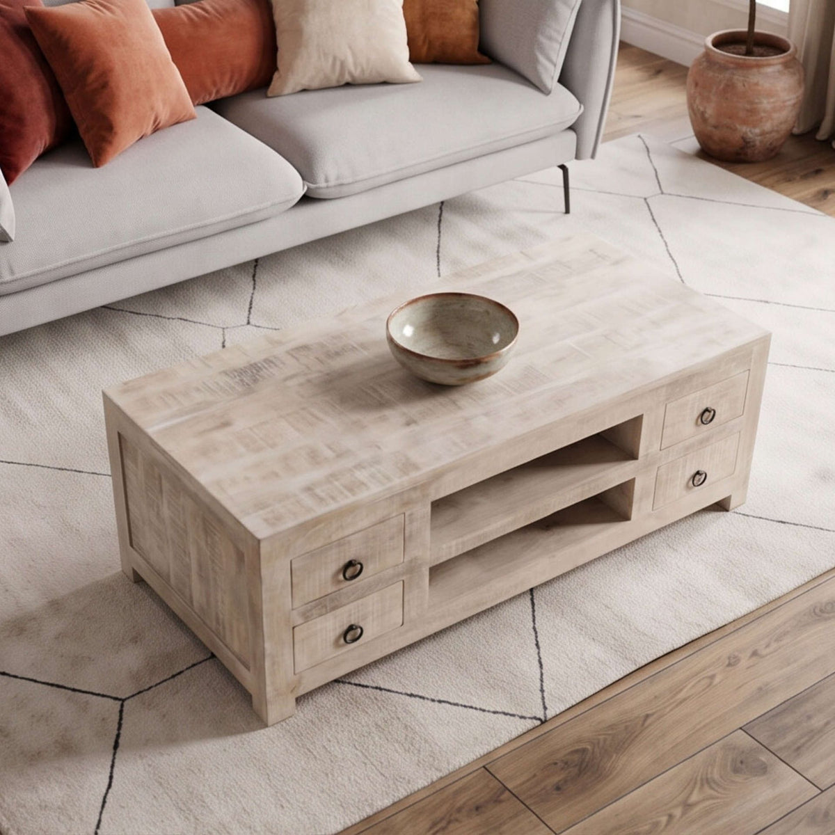 Mesa de centro Goa 125x65x45cm | Madera de Mango