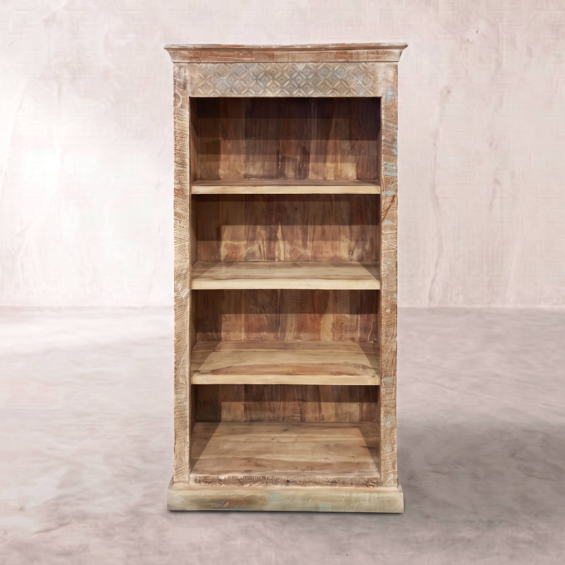 Estantería librería Alhmirah 90x40x180cm | Madera de Mango