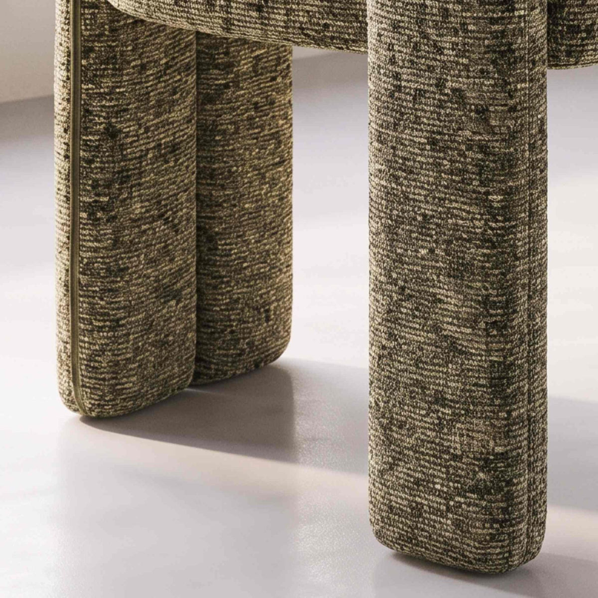 Silla de comedor Kolding Verde | Tapizado y Apilable