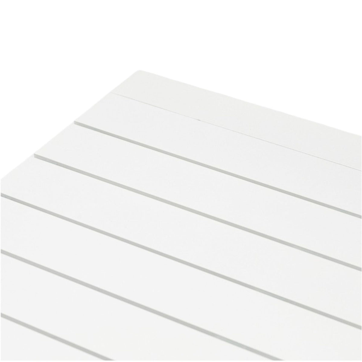 Mesa fija Byron 220 cm aluminio blanco