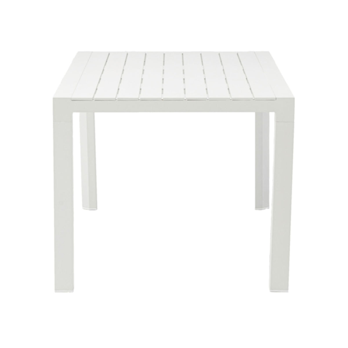 Mesa fija Byron 160 cm aluminio blanco