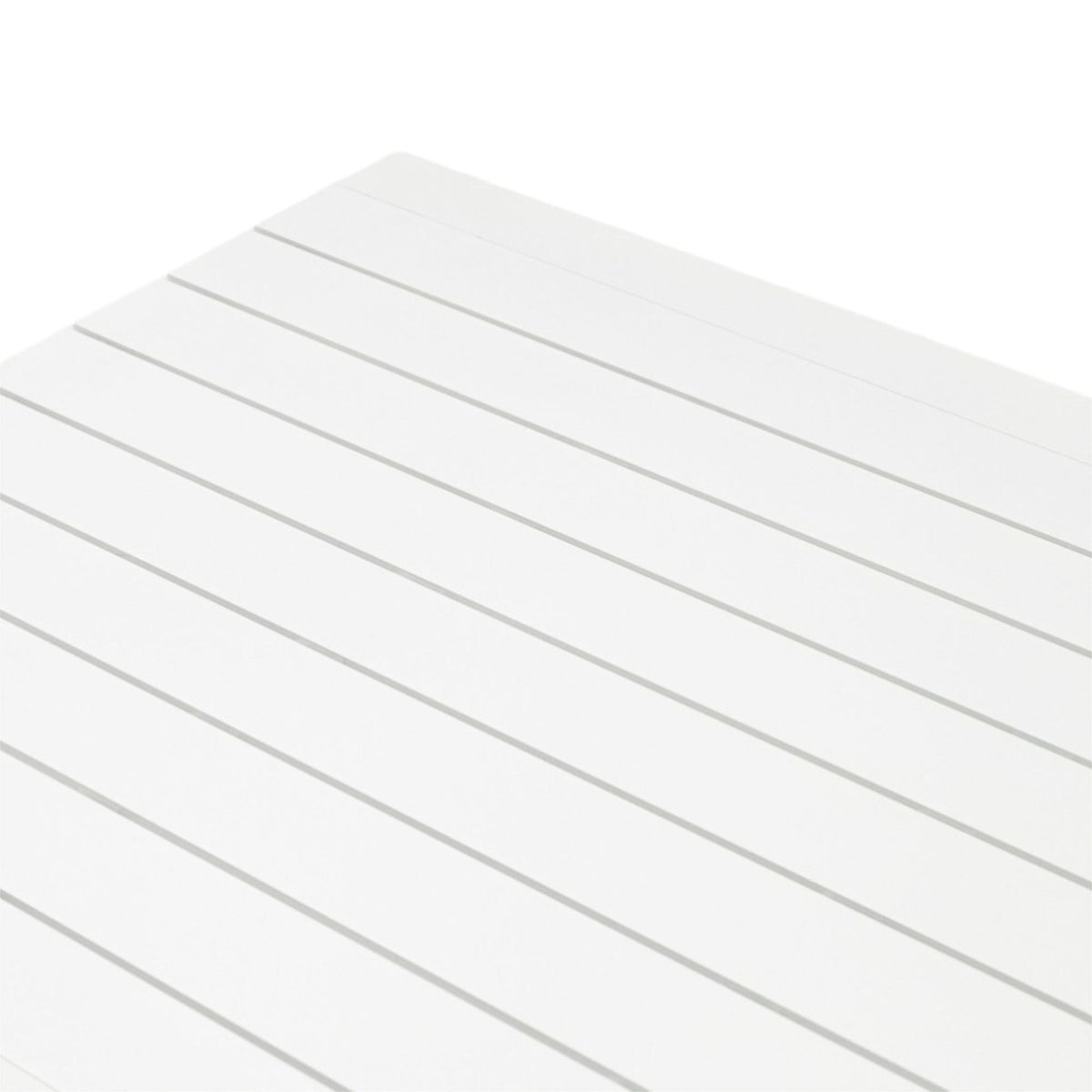 Mesa fija Byron 220 cm aluminio blanco