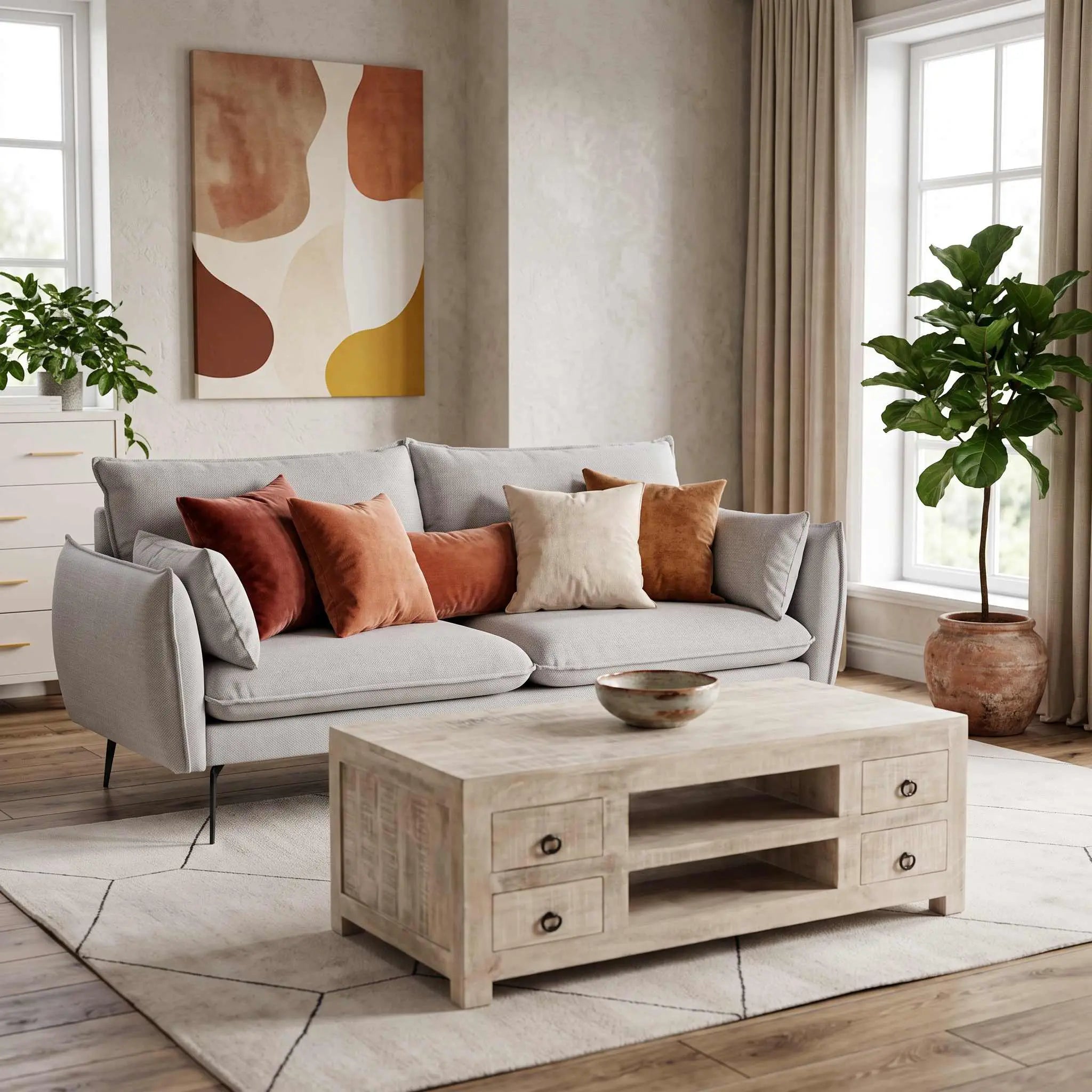 Mesa de centro Goa 125x65x45cm | Madera de Mango