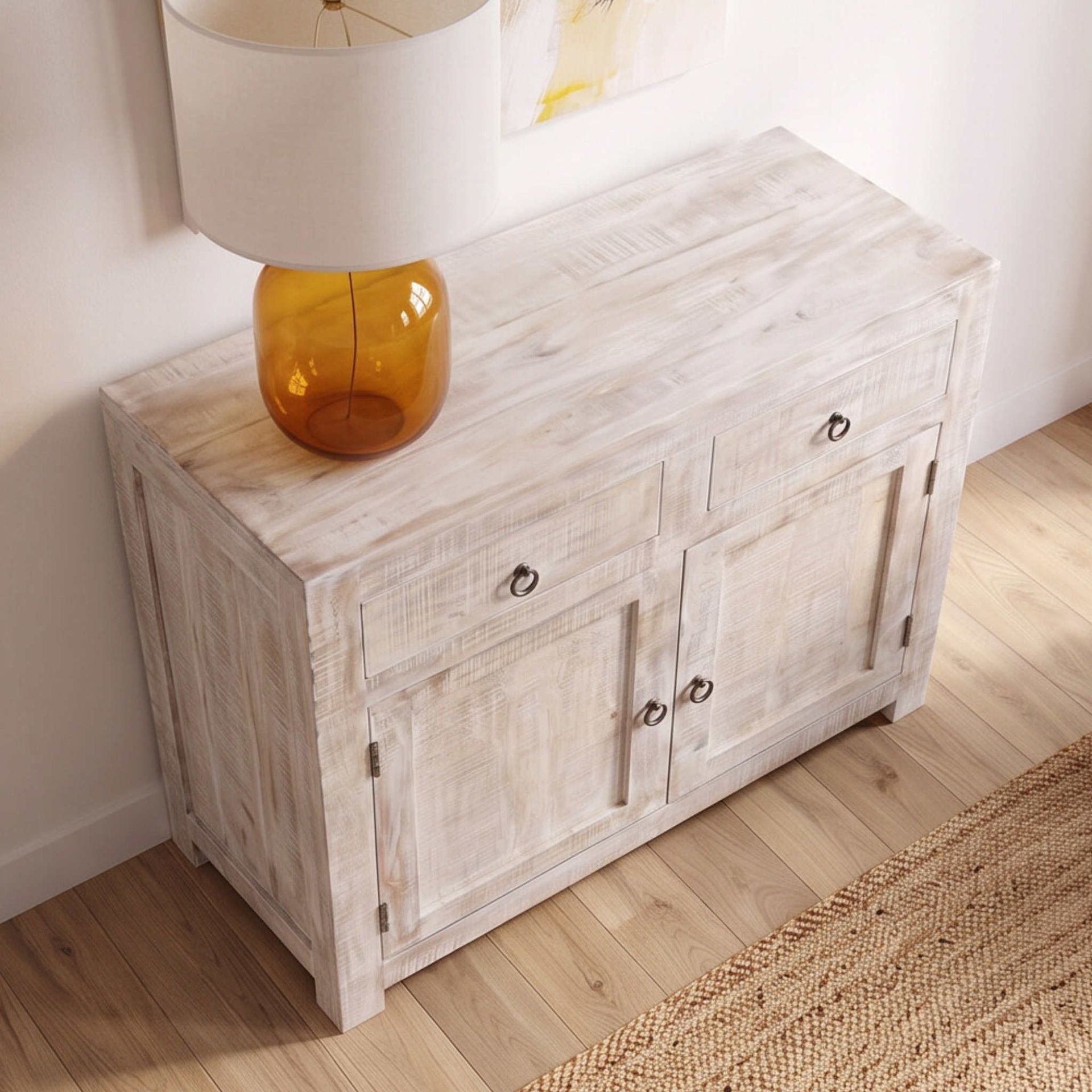 Aparador Consola Goa 90x40x90cm | Madera de Mango | KUBU #