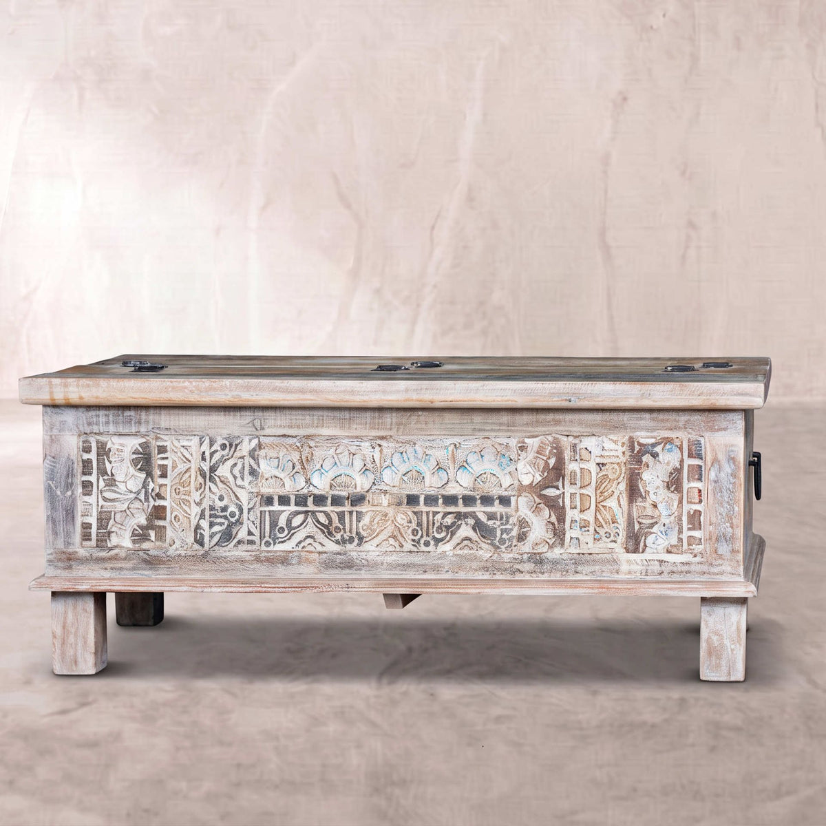 Baúl de Madera Alhmirah 120x45x45cm | Madera de mango | KUBU #