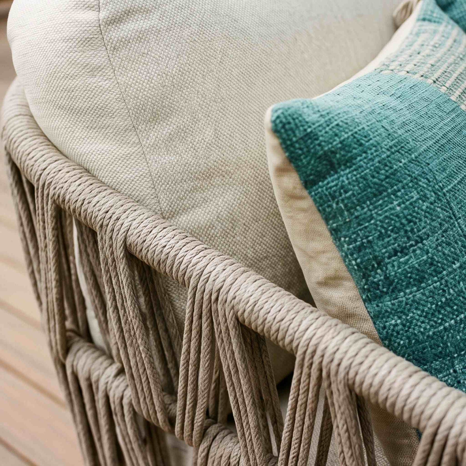 Butaca 1 plaza Carson aluminio blanco textil beige | Kubu #