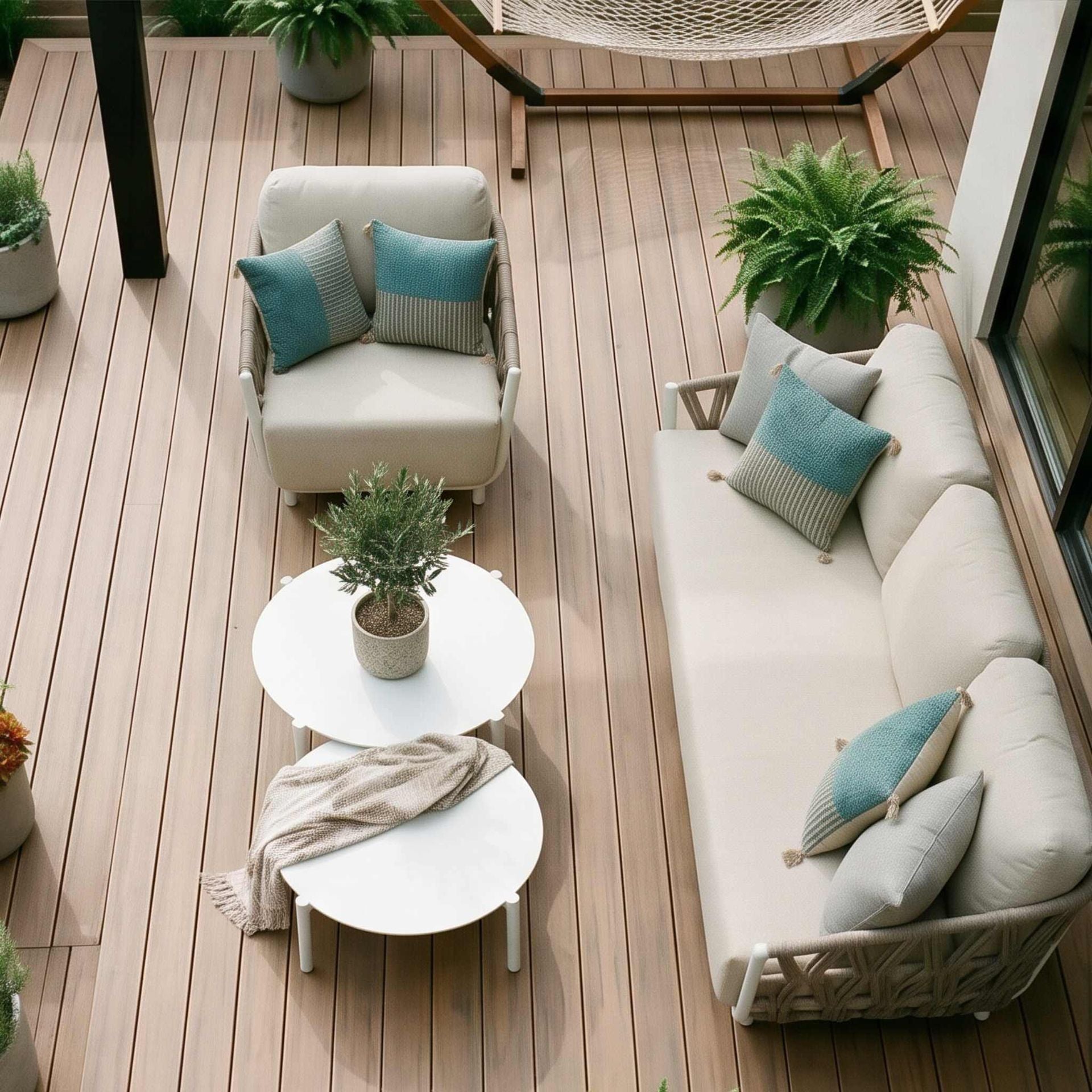 Butaca 1 plaza Carson aluminio blanco textil beige | Kubu #