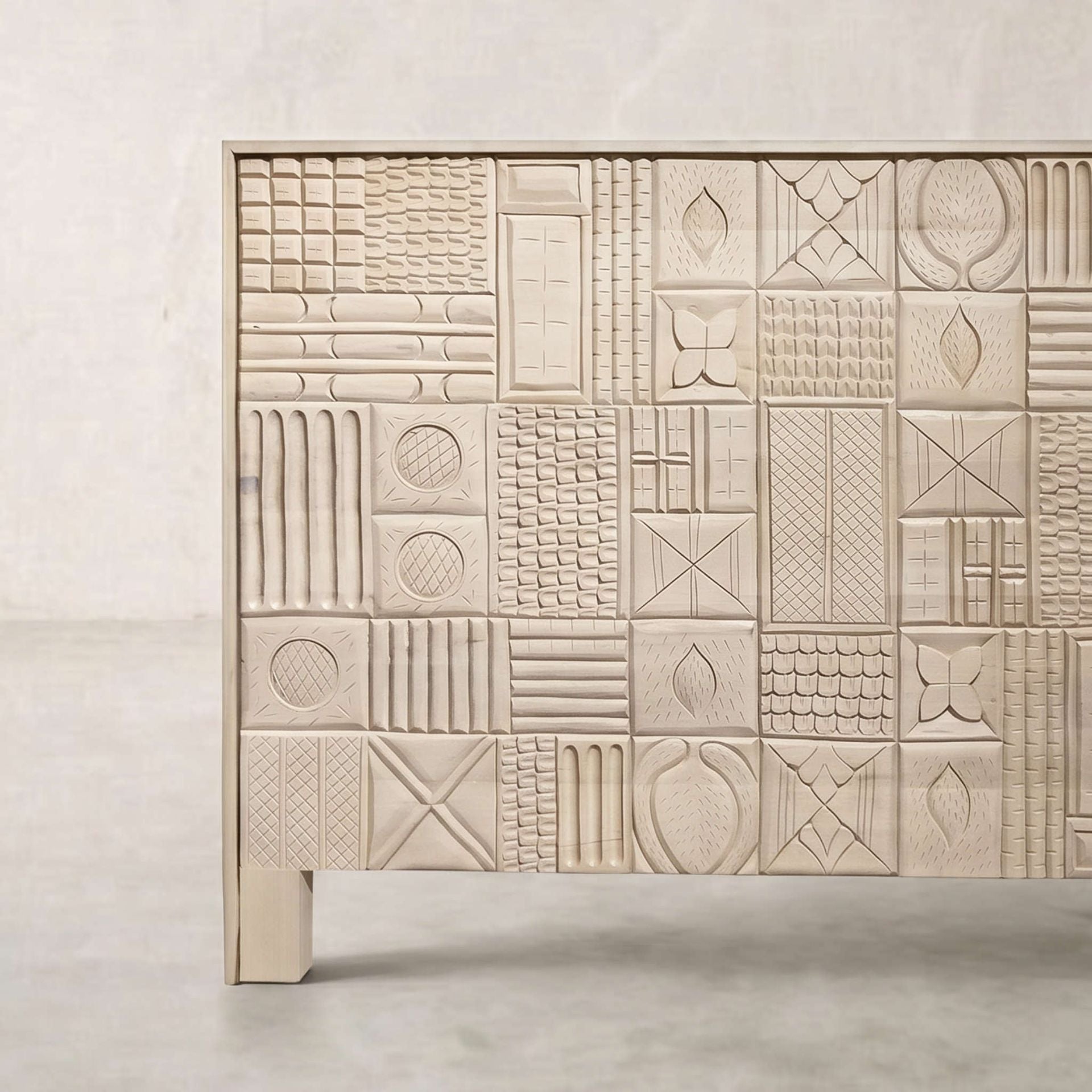 Cabecero Maya 160x110cm | Madera de Mango | KUBU #