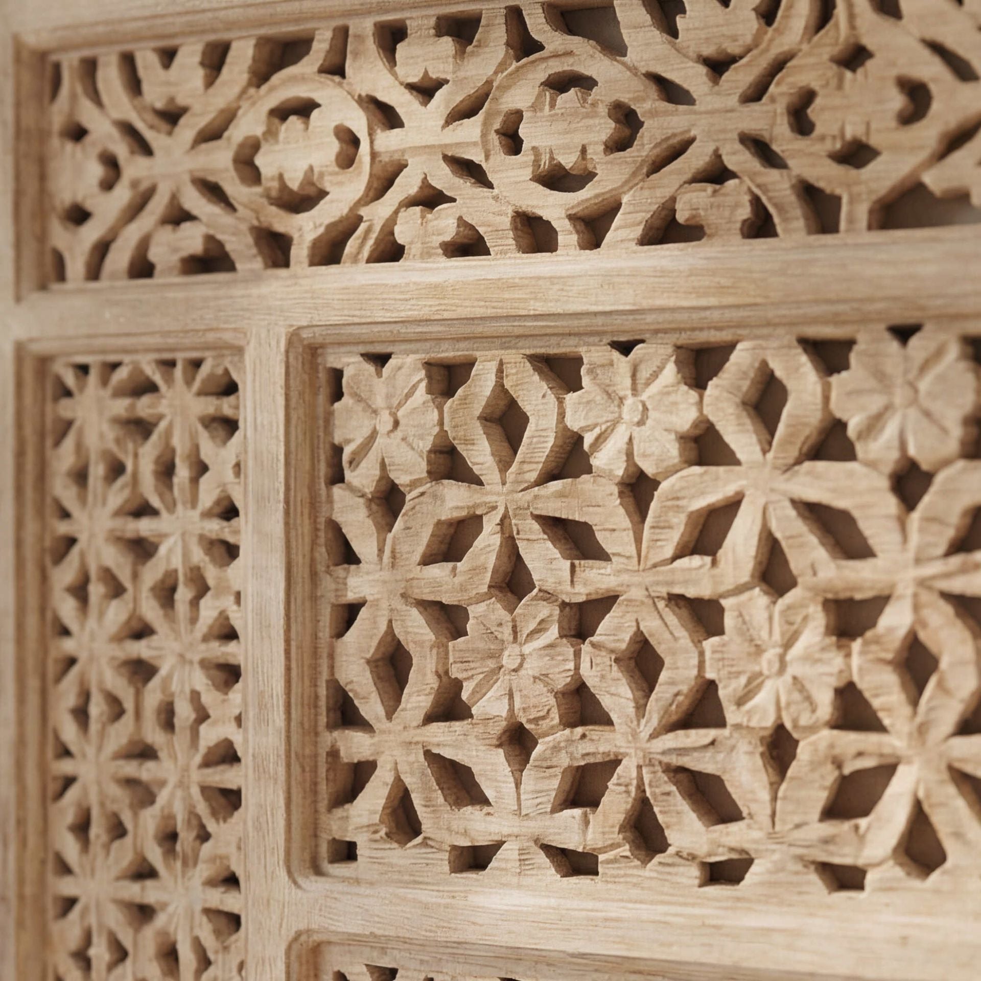 Cabecero Pawai 180x115cm | Diseño Artesanal madera de Mango | KUBU #
