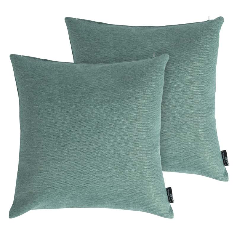 Cojín decorativo 45x45x12 cm aguamarina | Kubu #