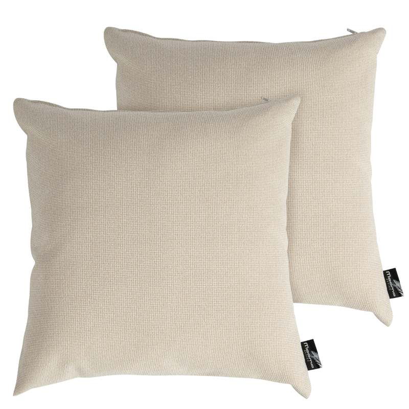 Cojín decorativo 45x45x12 cm beige | Kubu #