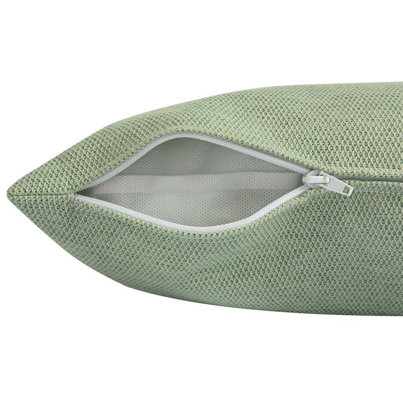 Cojín decorativo 45x45x12 cm verde claro | Kubu #