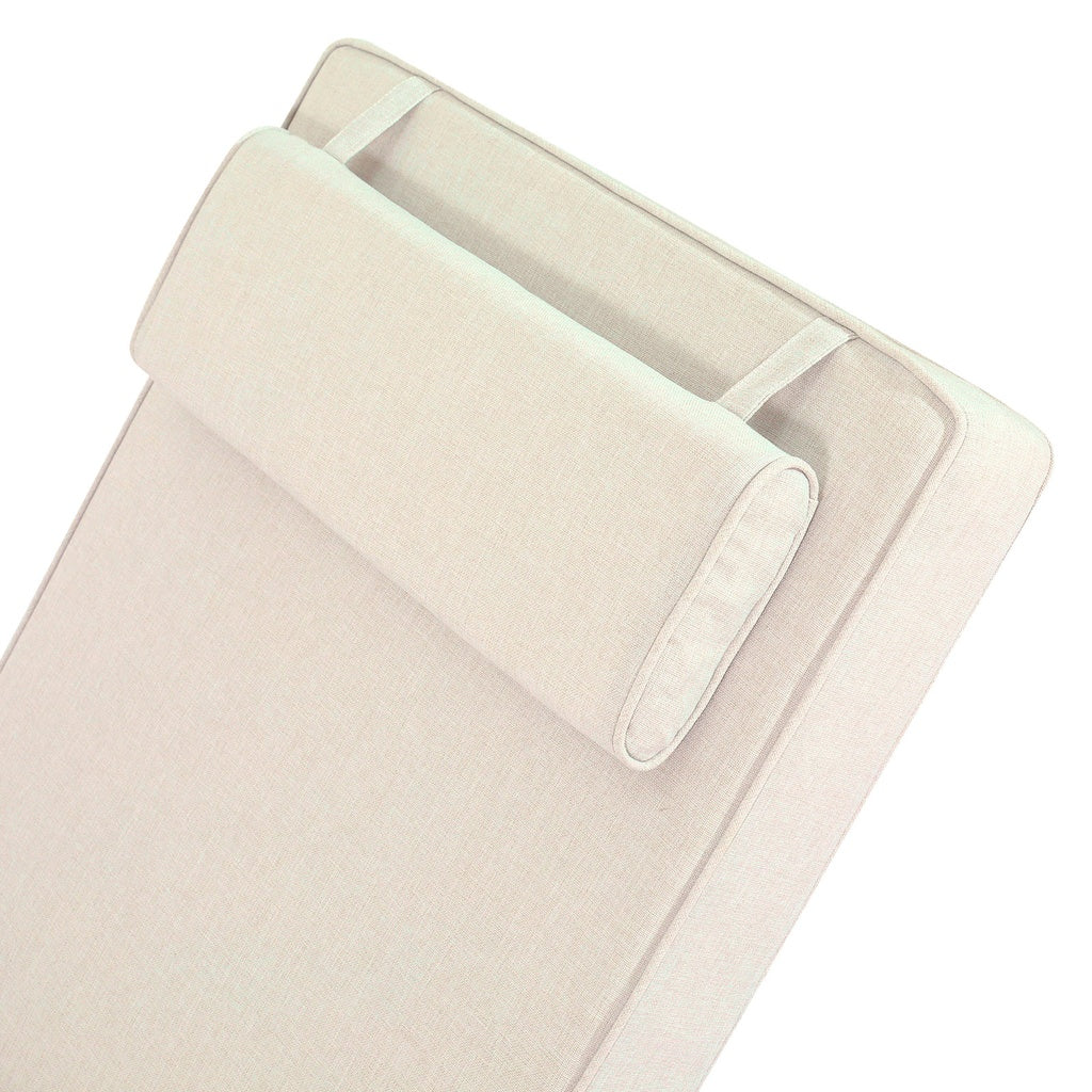 Cojín para tumbona Danao 50x190x5 cm color beige | KUBU #