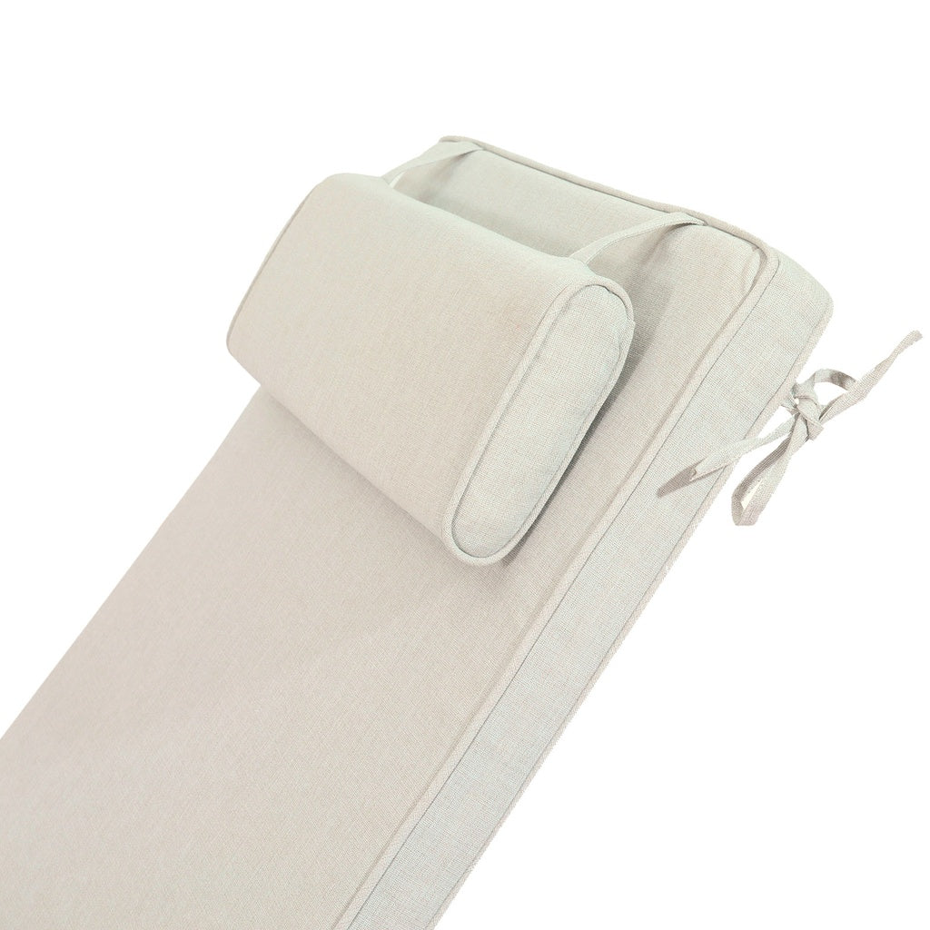 Cojín para tumbona Danao 50x190x5 cm color beige | KUBU #