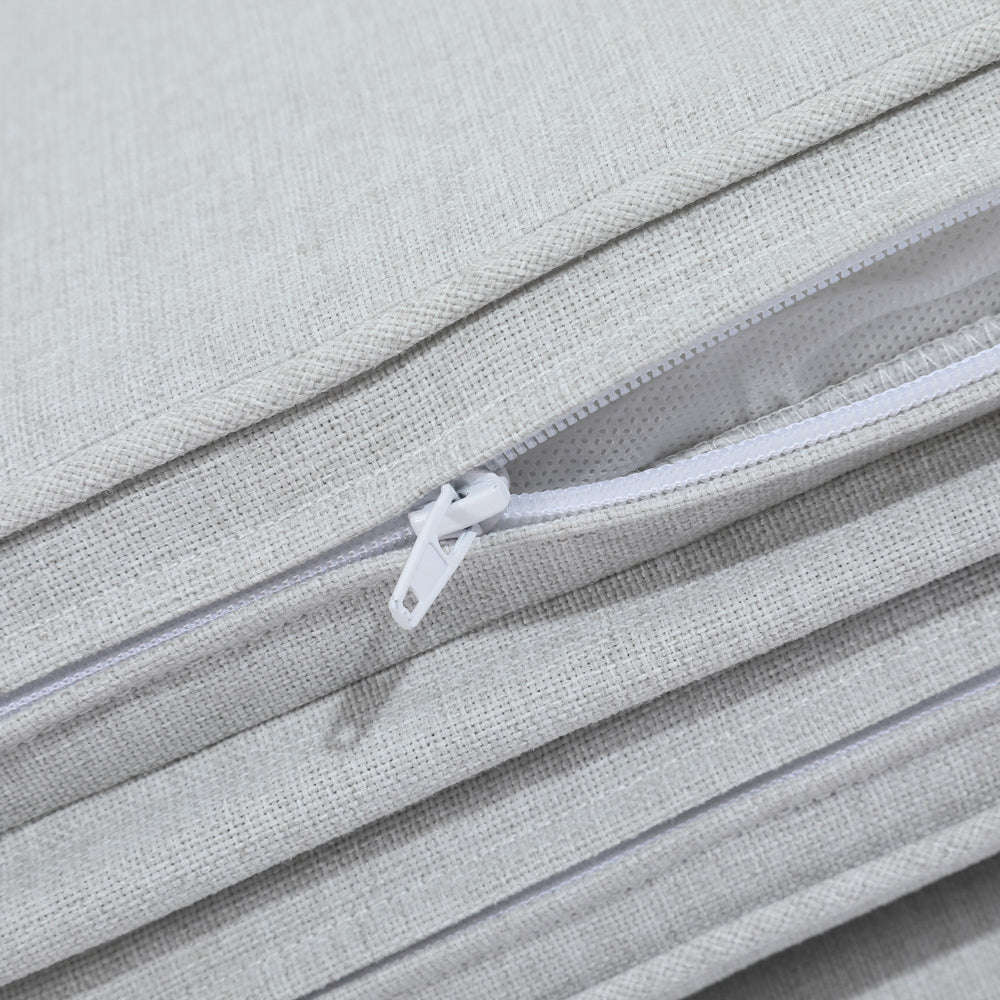 Cojín para tumbona Danao 50x190x5 cm color gris claro | KUBU #