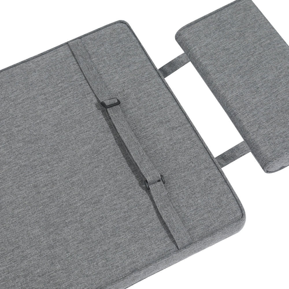 Cojín para tumbona Danao 50x190x5 cm color gris oscuro. | KUBU #
