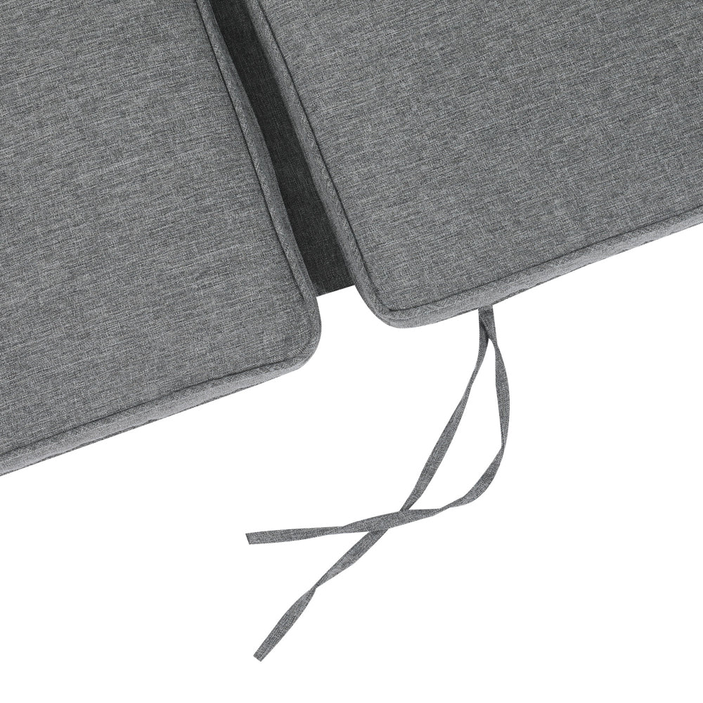 Cojín para tumbona Danao 50x190x5 cm color gris oscuro. | KUBU #