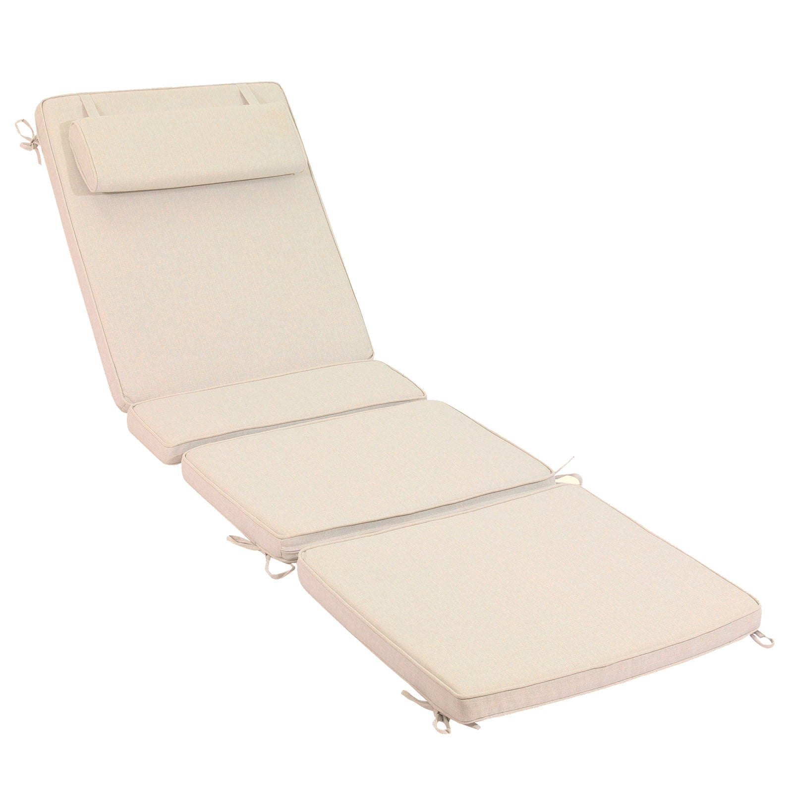 Cojín para tumbona Mati 50x192x5 cm color beige | Kubu #
