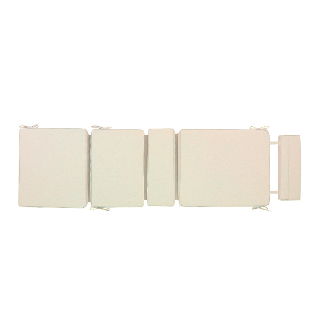Cojín para tumbona Mati 50x192x5 cm color beige | Kubu #