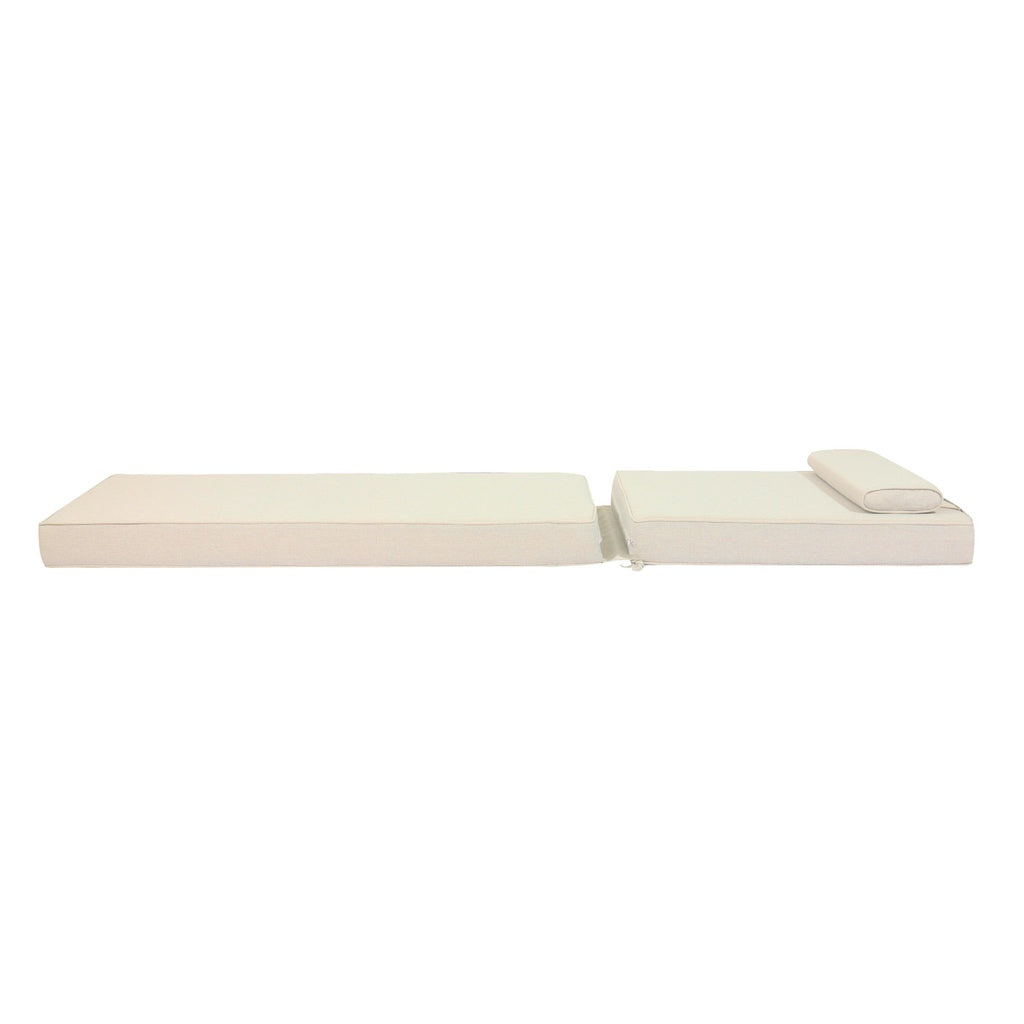 Cojín para tumbona Roxas 59x199x10 cm color beige | Kubu #