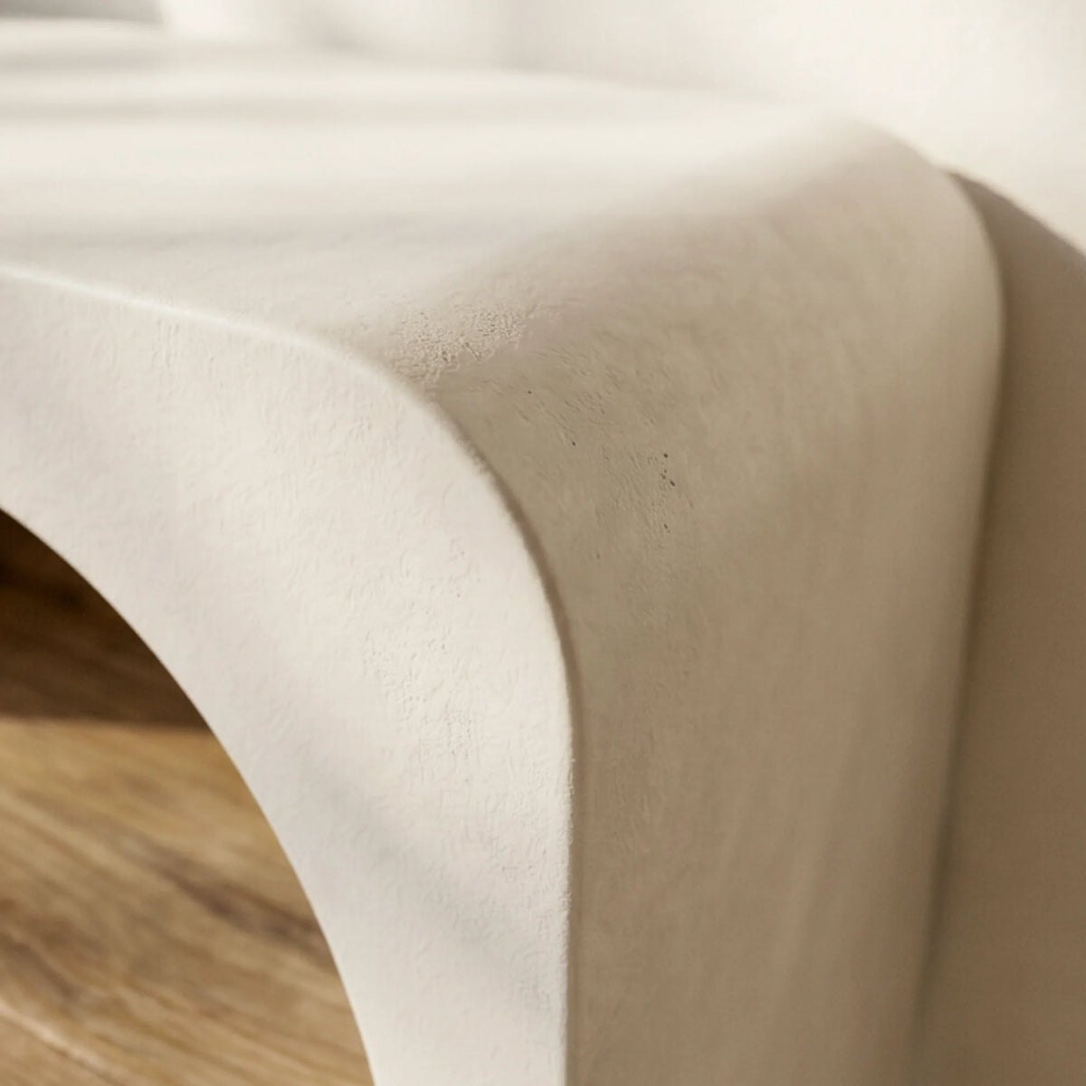 Consola Eivissa120x35x76cm | Blanco Mate y Madera reciclada de Acacia | KUBU #