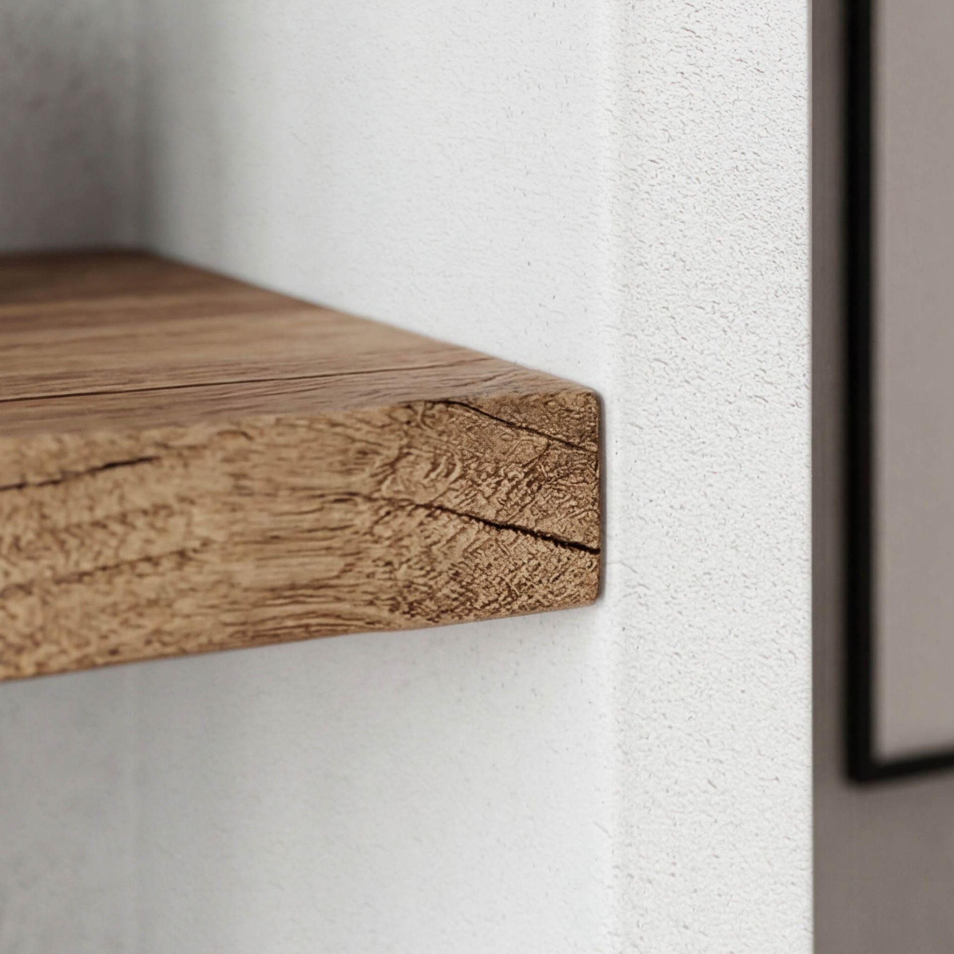 Estantería Eivissa 55X40X190cm | Blanco Mate y Madera Natural | KUBU #
