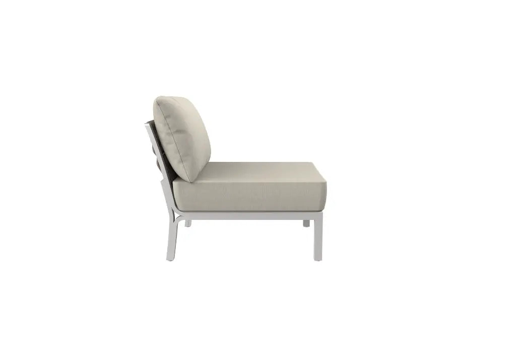 Módulo de ampliación Anmore aluminio blanco textil greige | Kubu #