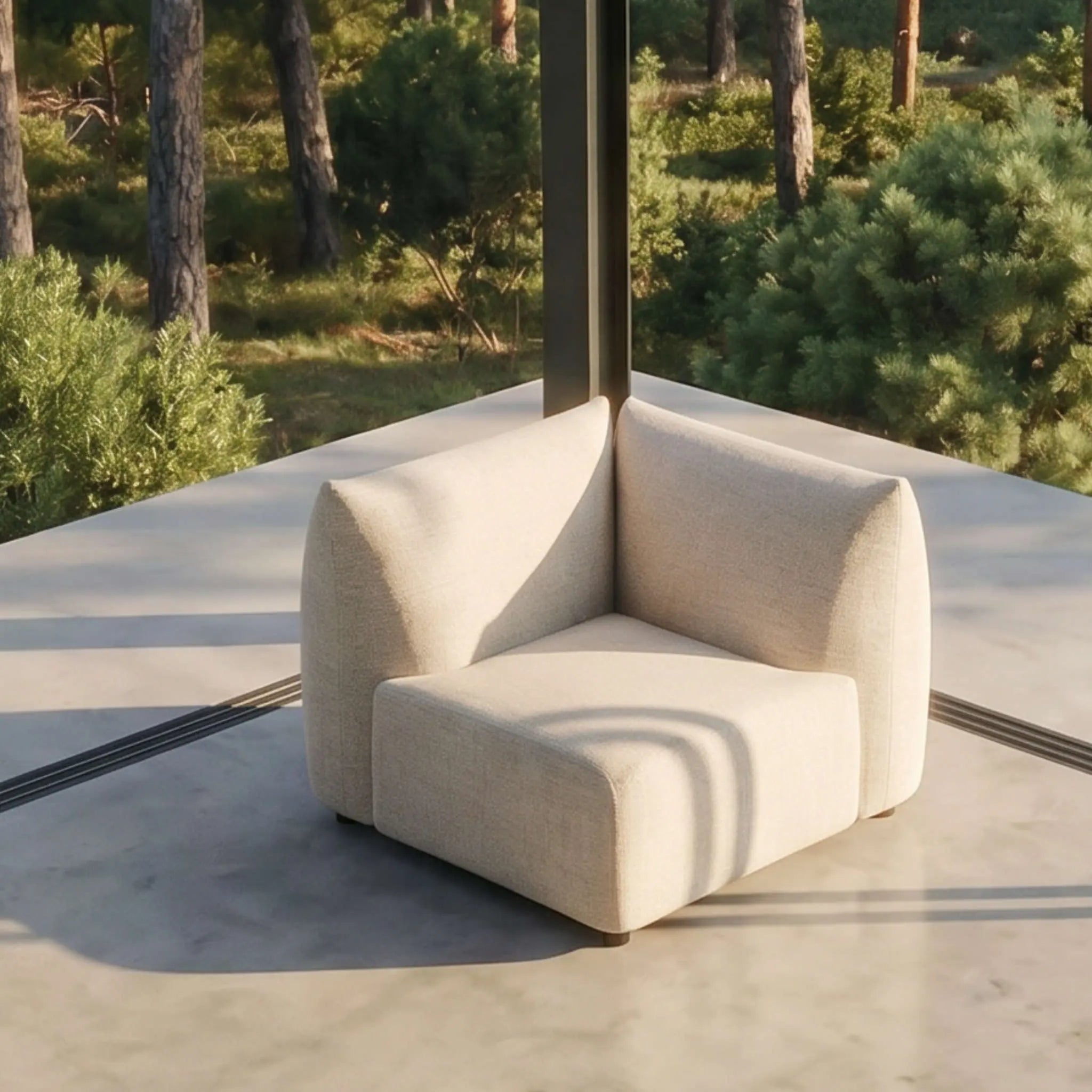Módulo esquina Riverside beige | Kubu #