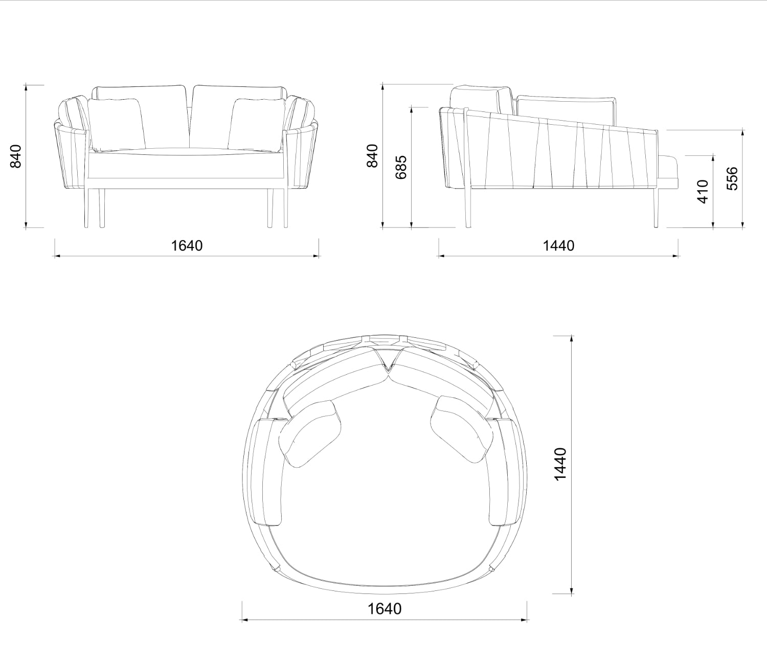 Medida-Daybed Attica | kubu #
