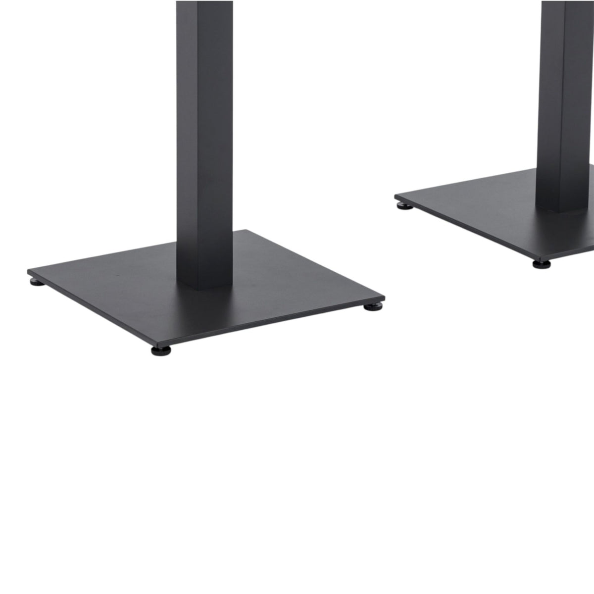 Mesa alta bar Orick 160x70 cm aluminio antracita. | KUBU #