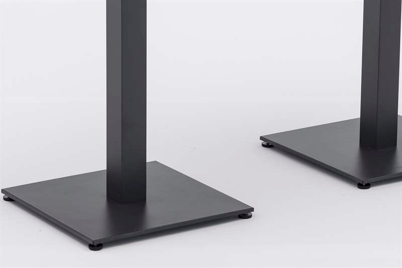 Mesa alta bar Orick 160x70 cm aluminio antracita. | Kubu #