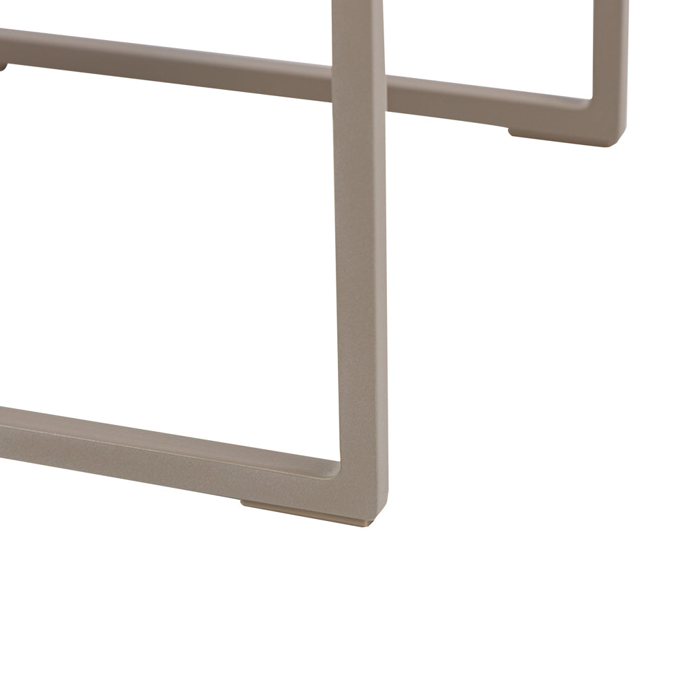 Mesa auxiliar Davis aluminio taupe | Kubu #