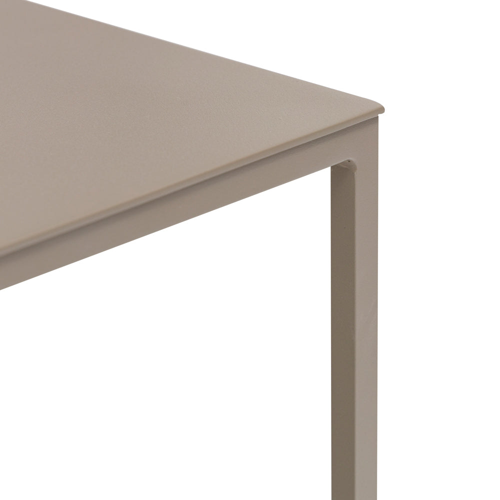 Mesa auxiliar Davis aluminio taupe | Kubu #