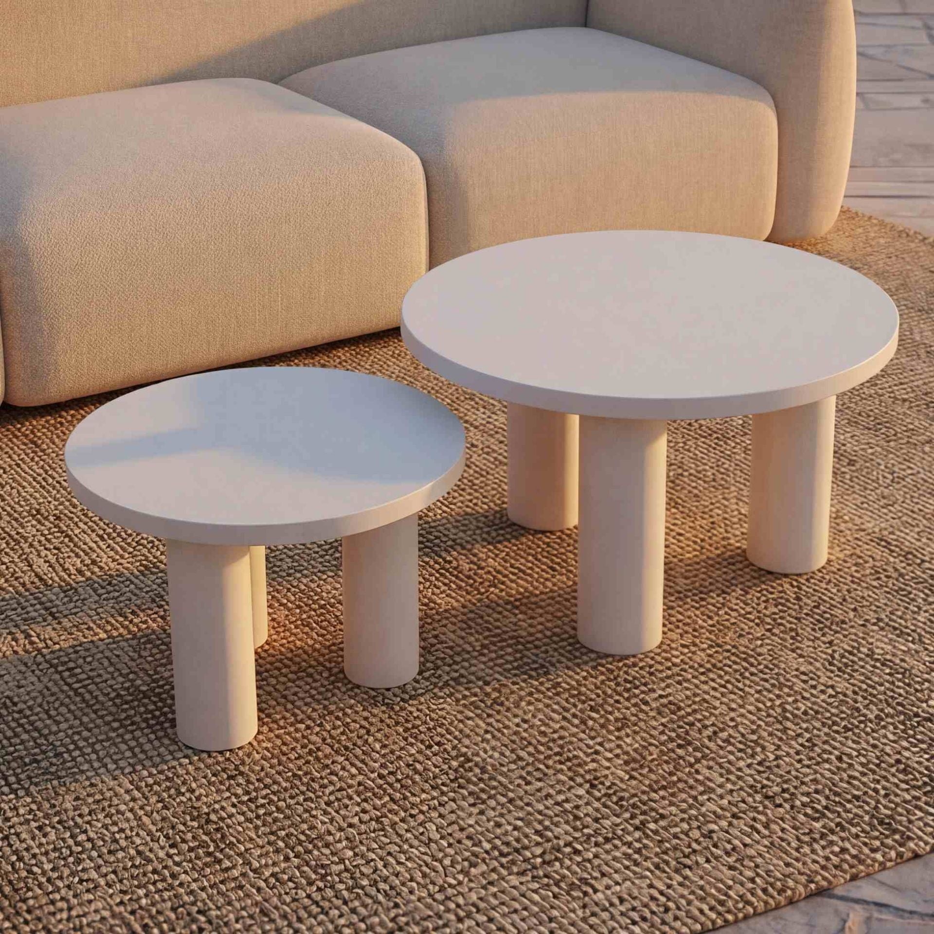 Mesa auxiliar Riverside Ø 86x37cm | Kubu #