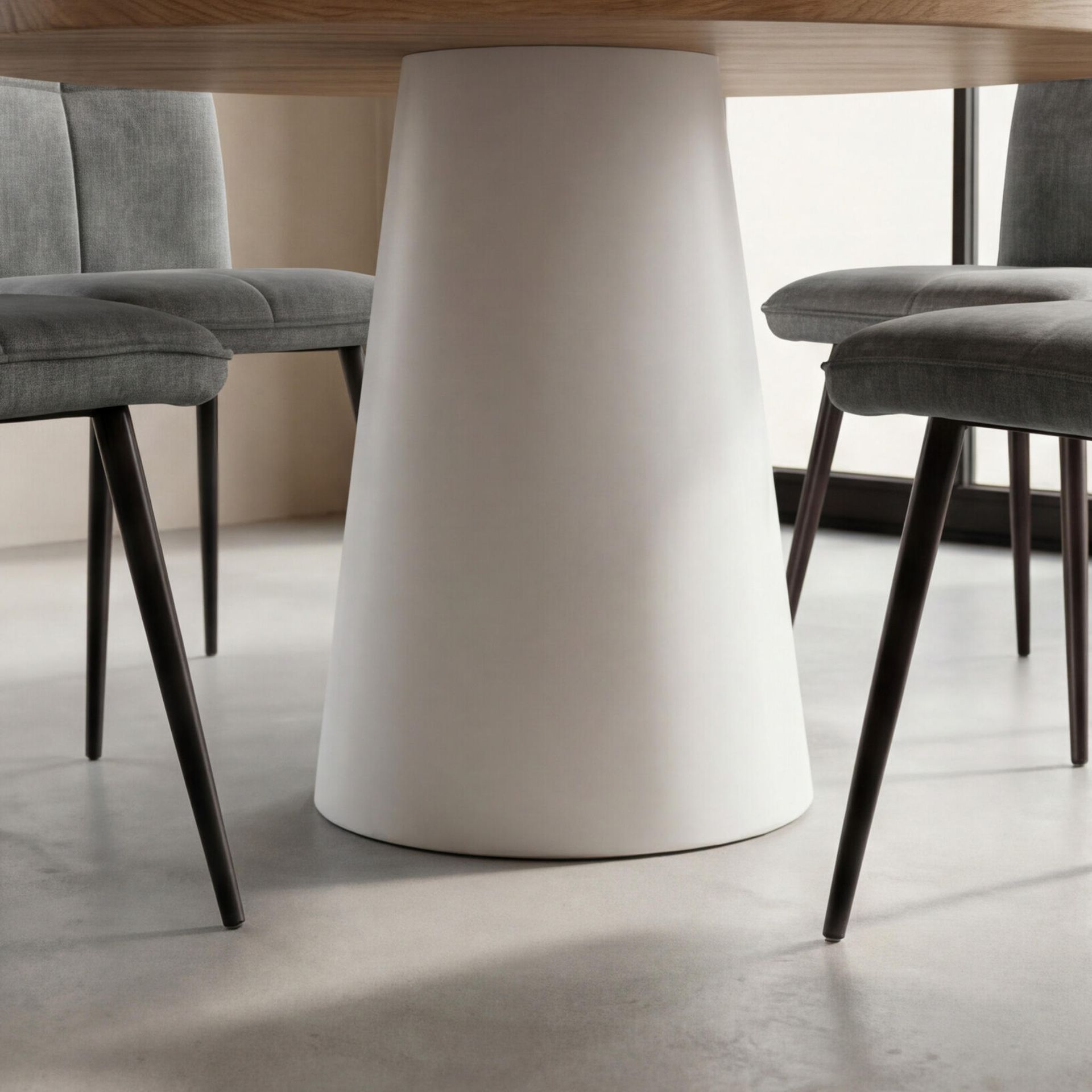 Mesa de Comedor Redonda Eivissa | Madera y Diseño Ø120 cm | KUBU #