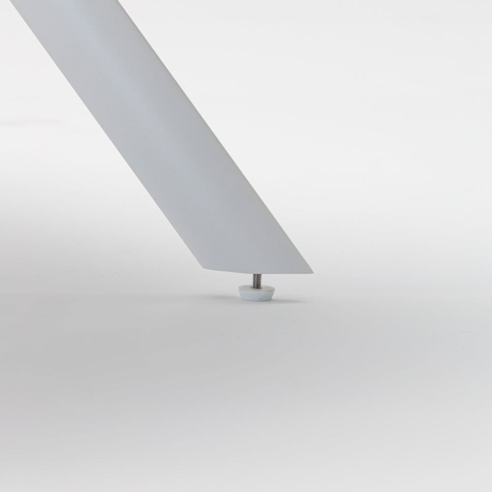 Mesa de centro Anmore aluminio blanco | Kubu #