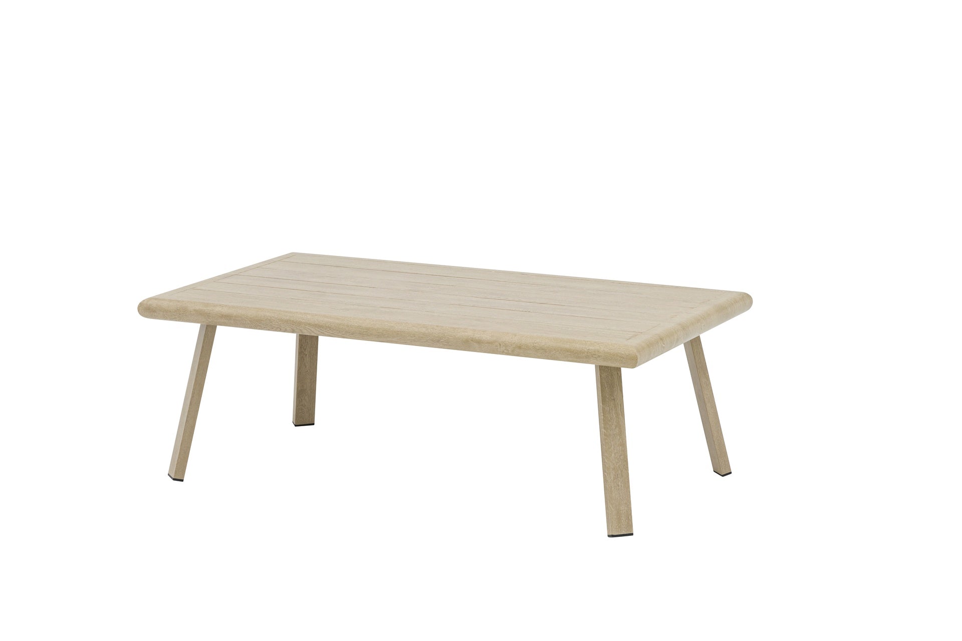 Mesa de centro Harmony aluminio efecto madera | Kubu #