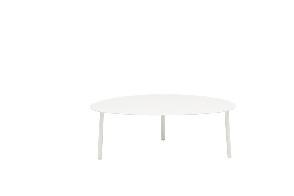 Mesa de centro Walga aluminio blanco | Kubu #