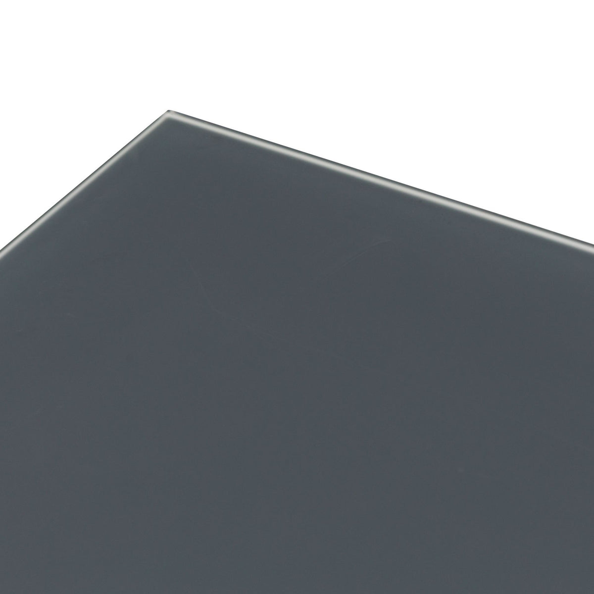 Mesa de comedor Adin 160 x 90 cm aluminio y cristal antracita | KUBU #