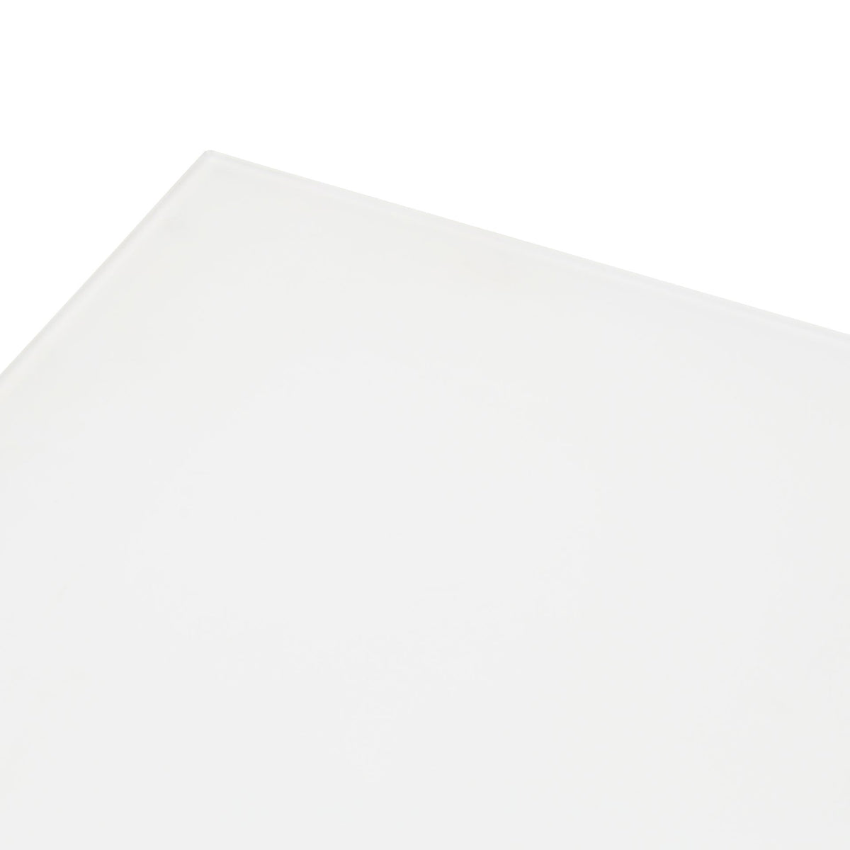 Mesa de comedor Adin 160 x 90 cm aluminio y cristal blanco | KUBU #