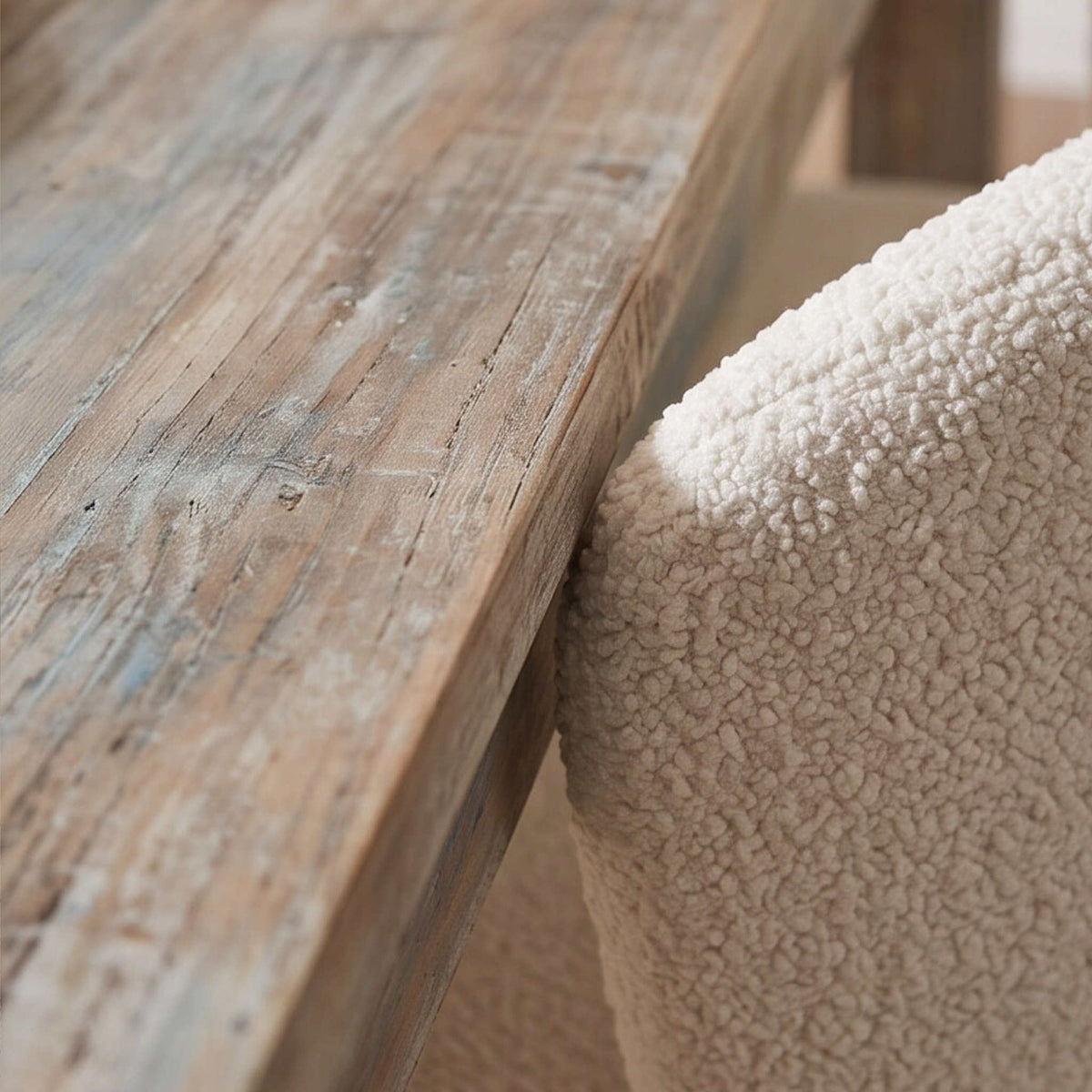 Mesa de comedor Alhmirah 200x100x76cm | Madera de Mango | KUBU #