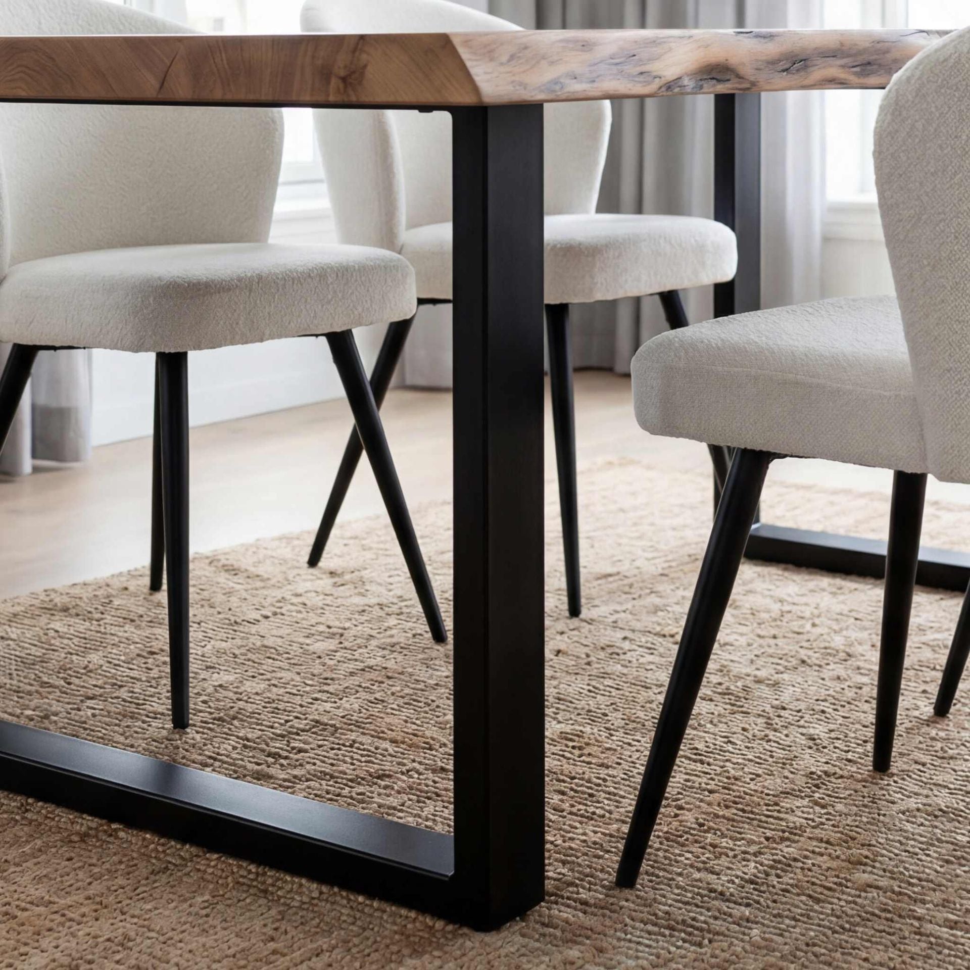Mesa de comedor Janeiro 180x90x78cm | Madera de Acacia | KUBU #