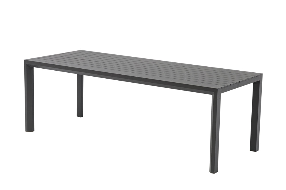 Mesa fija Byron 220 cm aluminio antracita