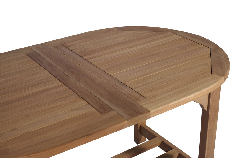 Mesa oval extensible Naga 90x150/240 cm | Kubu #