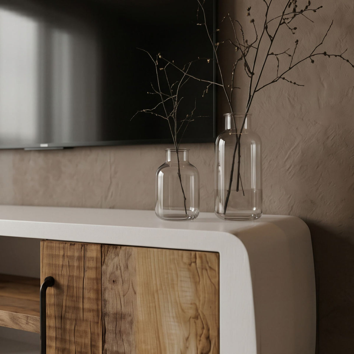Mueble TV Dos Puertas Calvia | Madera y Diseño Minimalista | KUBU #